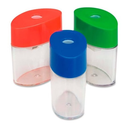 Integra Integra Plastic Sharpener, Oval, 2-1/8", Assorted 42850
